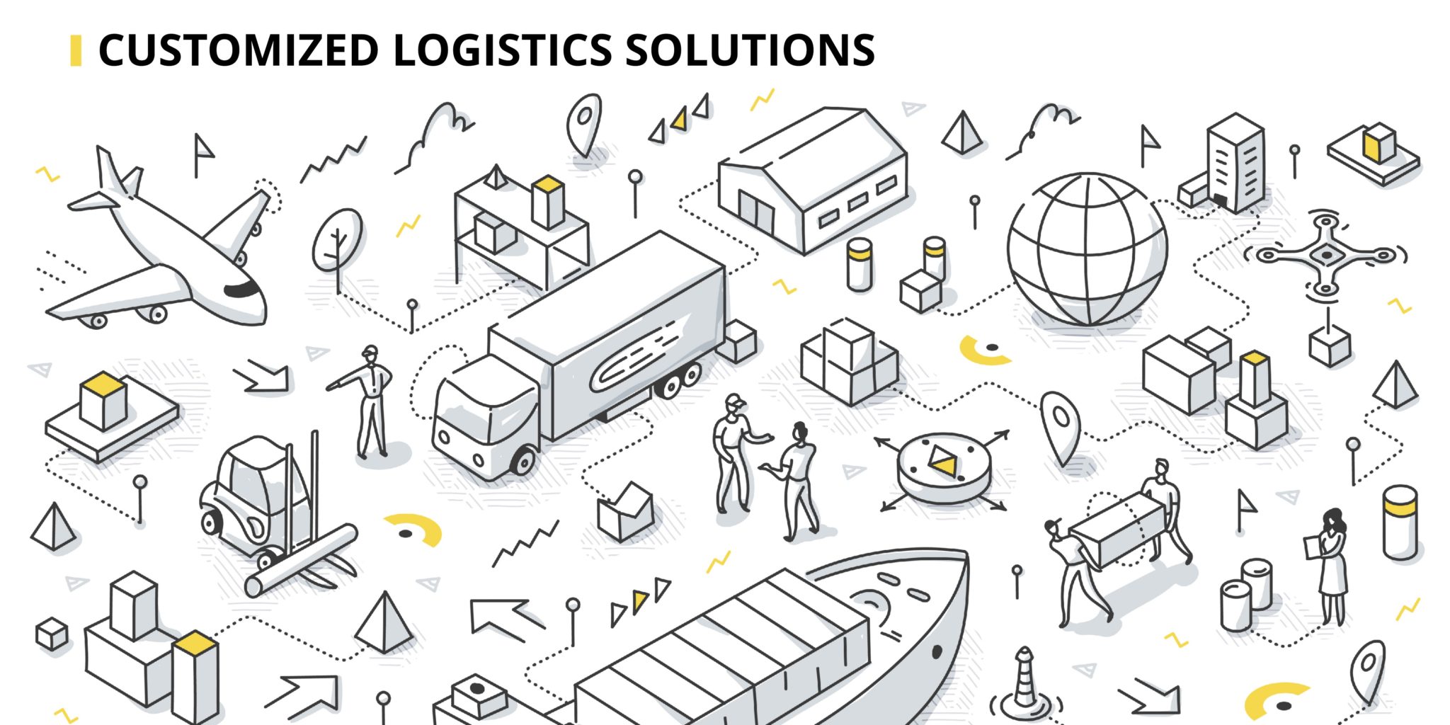 Customized Logistics Solutions Graphic Bonded Logistics